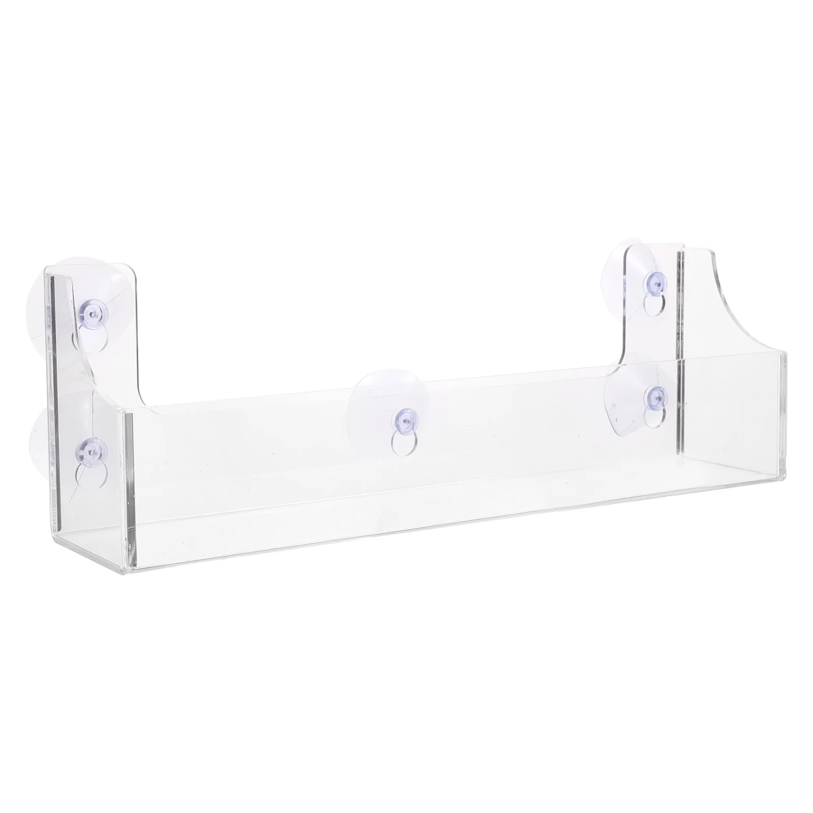 

Suction Cup Acrylic Drink Rack Clear Refrigerator Organizer Hanging Beverage Storage Shelf for Store Fridges Bottle Rack