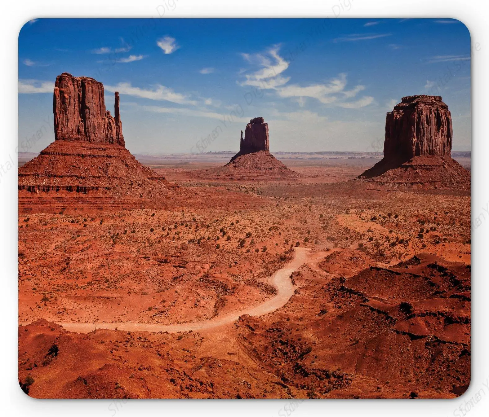 Gaming Mouse Pad Anti Slip Rubber Mouse Pad For Monument Valley National Park In Arizona Canyon USA