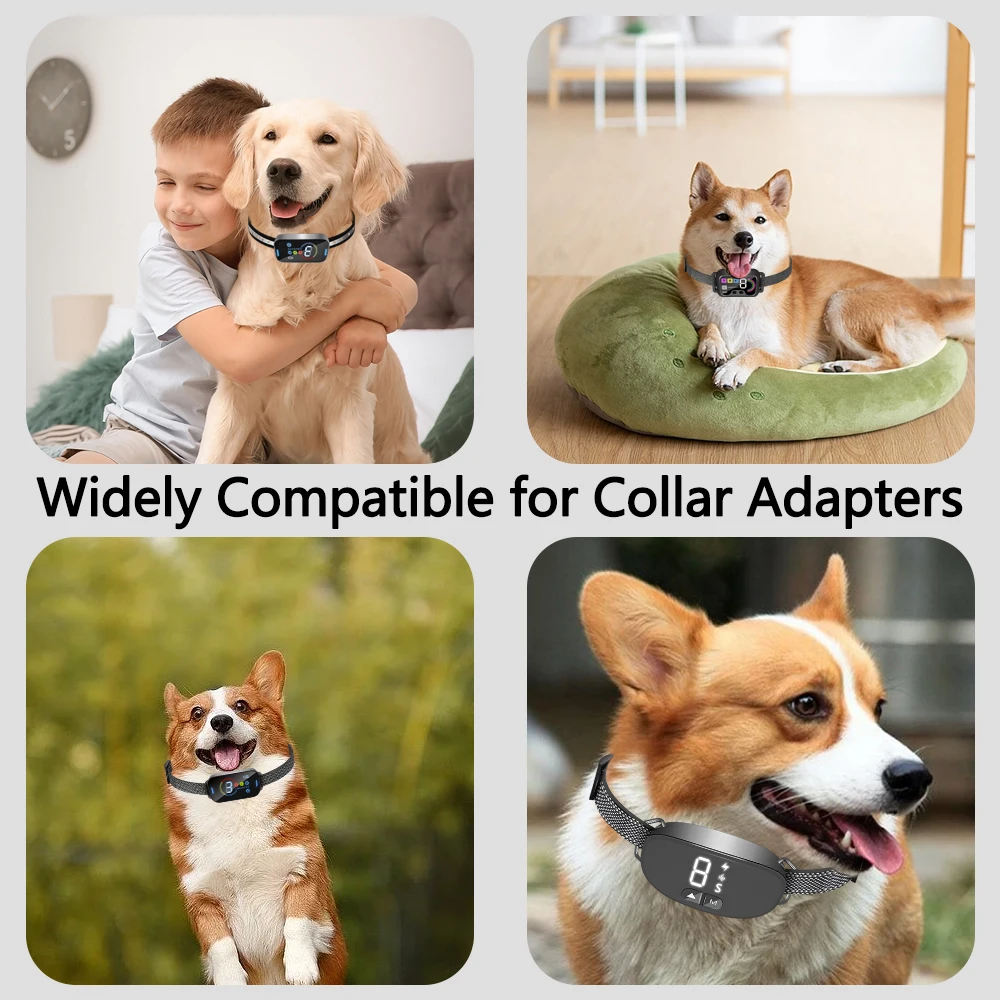 Shock Collar Receivers-Adjustable Durable Waterproof Odorless 3/4 Inch,Dog Collar Strap for Most of Electronic Training