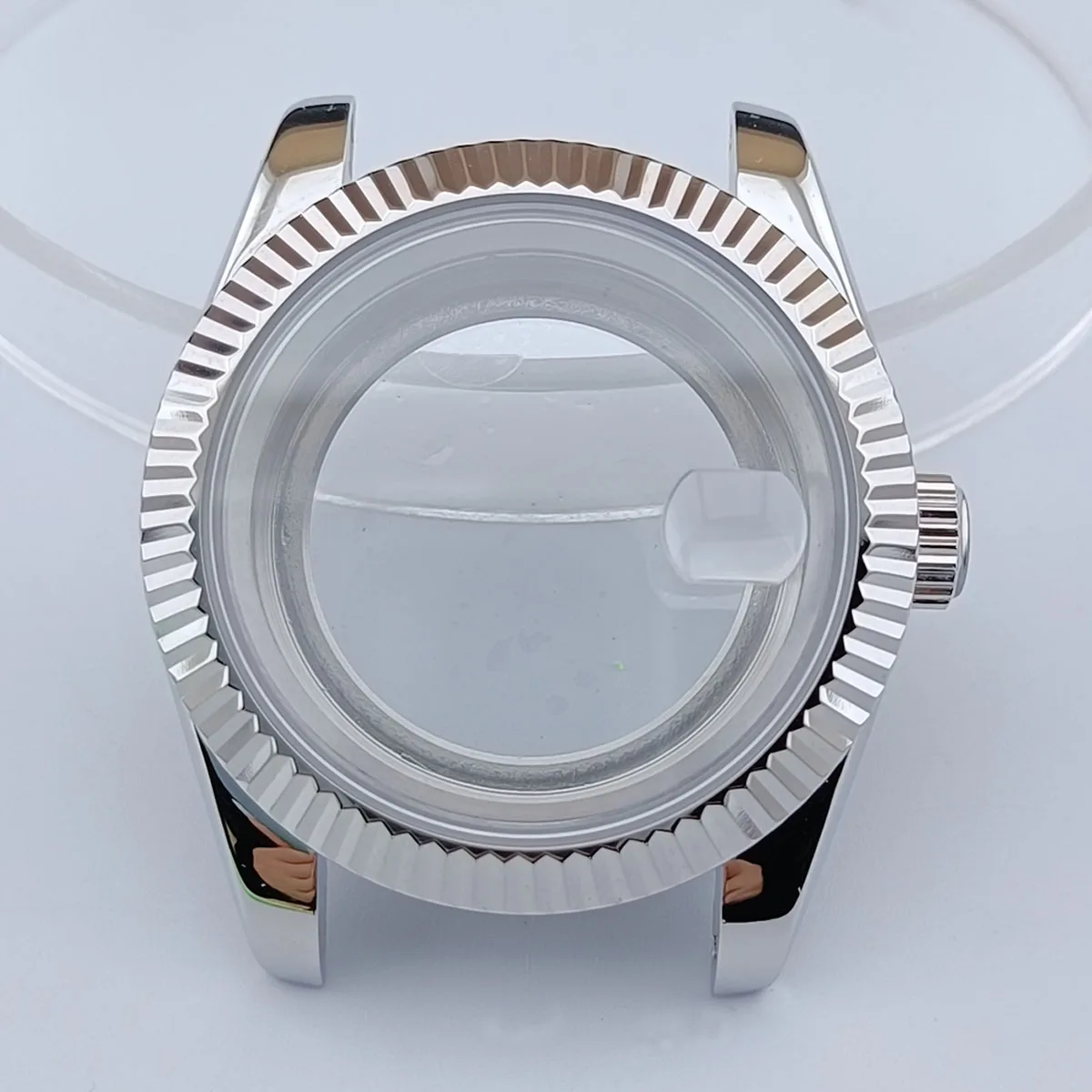 40-mm-Gehäuse in Silber/Gold/Roségold, geeignet für Miyota8285-Uhrwerk, Uhrengehäuse-Zubehör, Edelstahl-Armbandgehäuse – Detail 9