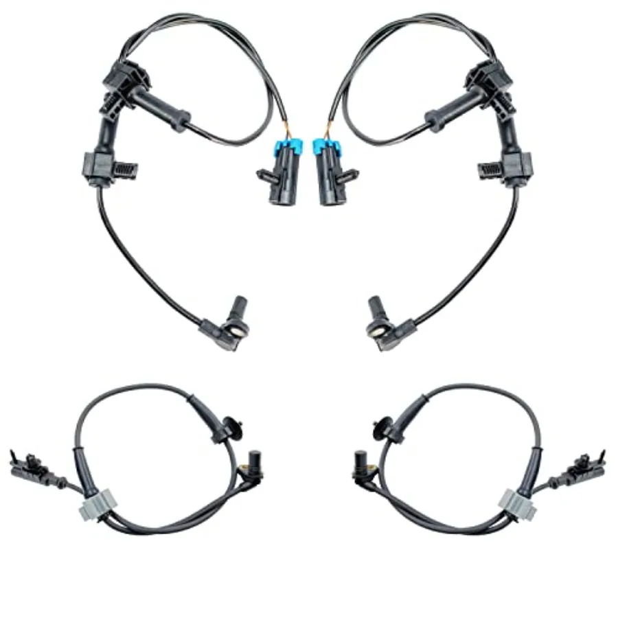 

ABS Wheel Speed Sensor Front Rear - Left Right - Replacement for - 2007-2013 Chevy Silverado 1500/ GMC Sierra 1500# 10384745 15