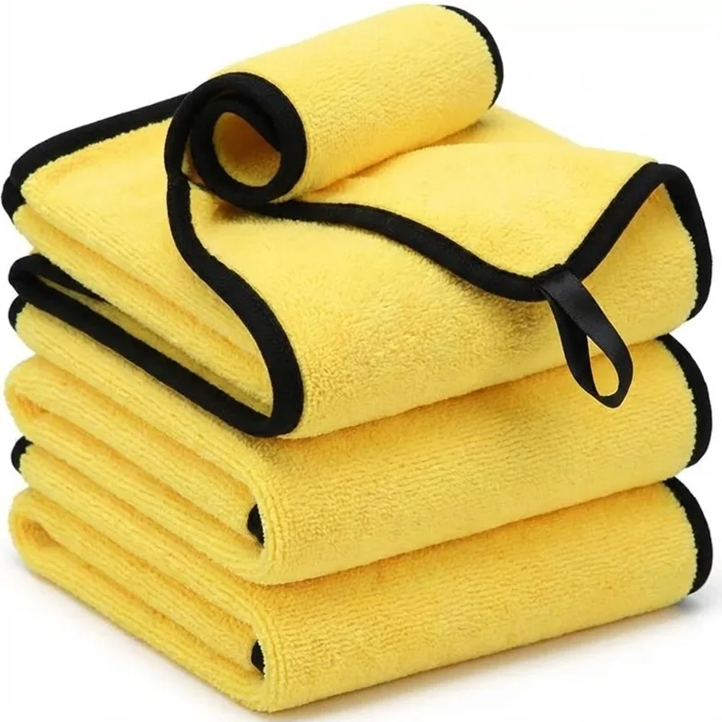 

Салфетки из микрофибры, утолщенные безворсовые салфетки из микрофибры, многоразовые чистящие полотенца, впитывающие для окон автомобиля