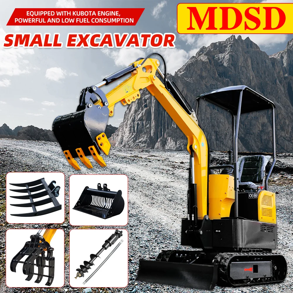 

Китай Производитель экскаваторов 1-тонный мини-экскаватор Мини-экскаватор Прецизионное копание Малый экскаватор 1,5 тонны Мини-экскаватор для домашнего использования