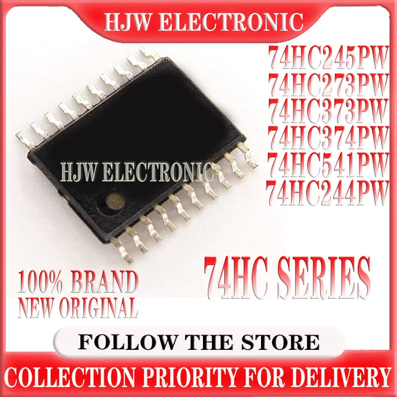 

10pcs 74HC244PW TSSOP-20 74HC244 TSSOP SN74HC244PWR 74HC245PW 74HC273PW 74HC373PW 74HC374PW 74HC541PW 74HC245 74HC541 74HC273 IC