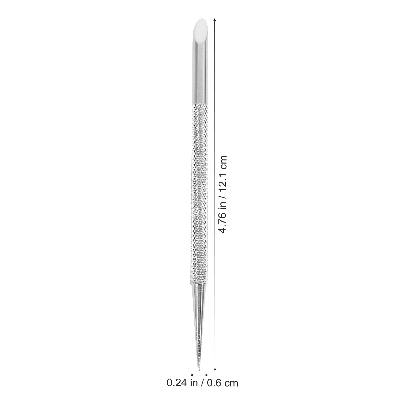 

4 Pcs Manicure Tools Metal Stick Fingernail Dual Purpose Cuticle Pusher Stainless Steel Professional