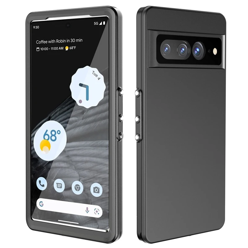

IP68 водонепроницаемые пылезащитные противоударные чехлы для Google Pixel7 Pixel 7 Pro 10 футов водонепроницаемый защитный чехол пылезащитный ТПУ + ПК