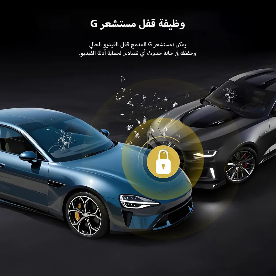 كاميرا لوحة قيادة 4K مدمج واي فاي GPS HD رؤية ليلية مسجل قيادة تسجيل حلقي دعم التحكم عبر التطبيق مراقبة وقوف السيارات 24 ساعة - 4
