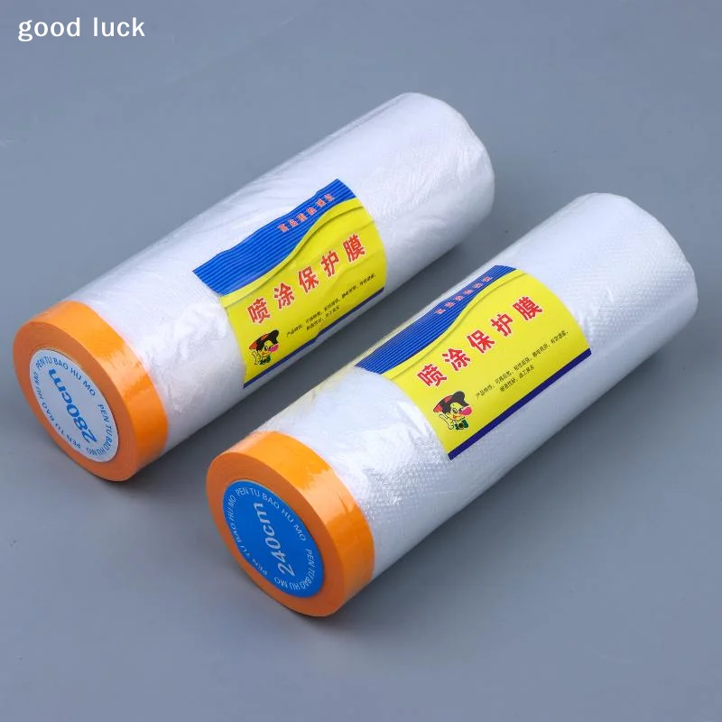 12M Furniture Dustproof Protection Film Self-Adhesive Plastic Masking Film Car Beauty Repair Masking Film Decor Wall Paint Cover