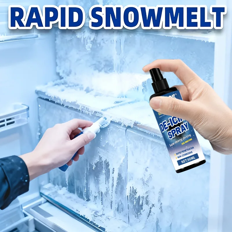 Refrigerator& Freezer De-Icing Agent - Fast-Acting Defrost Liquid,Anti-Freeze Suitable for Freezers,Household Freezing Equipment