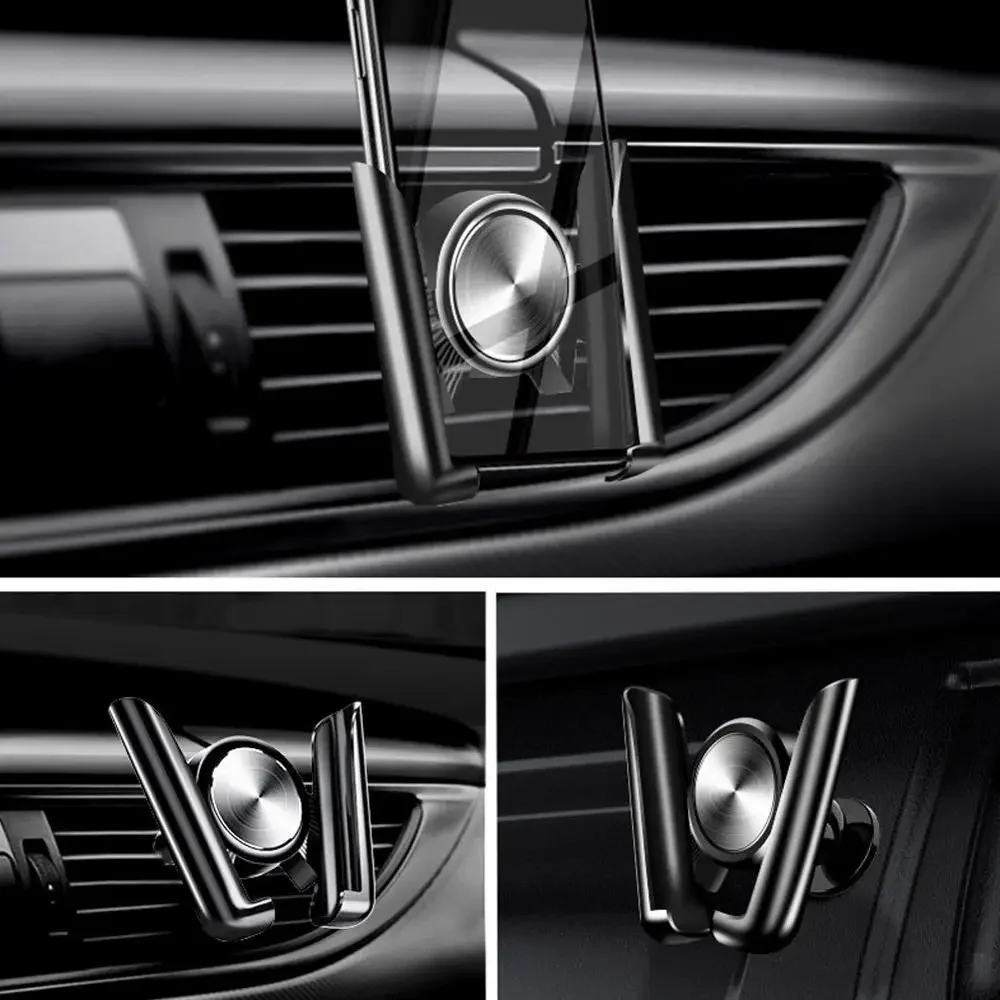 حامل هاتف السيارة الجديد تصميم مستقر الهاتف GPS حامل 360 درجة قابل للتعديل الهاتف جبل حامل الهاتف المحمول مشبك سهل اكسسوارات السيارات