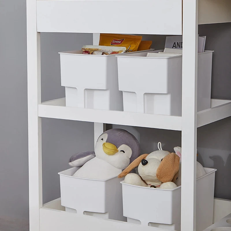 Kitchen Pantry Storage Box With Handle Plastic Organizer Bin For Cabinet Organization Food Snacks And Small Items Stackable Desi