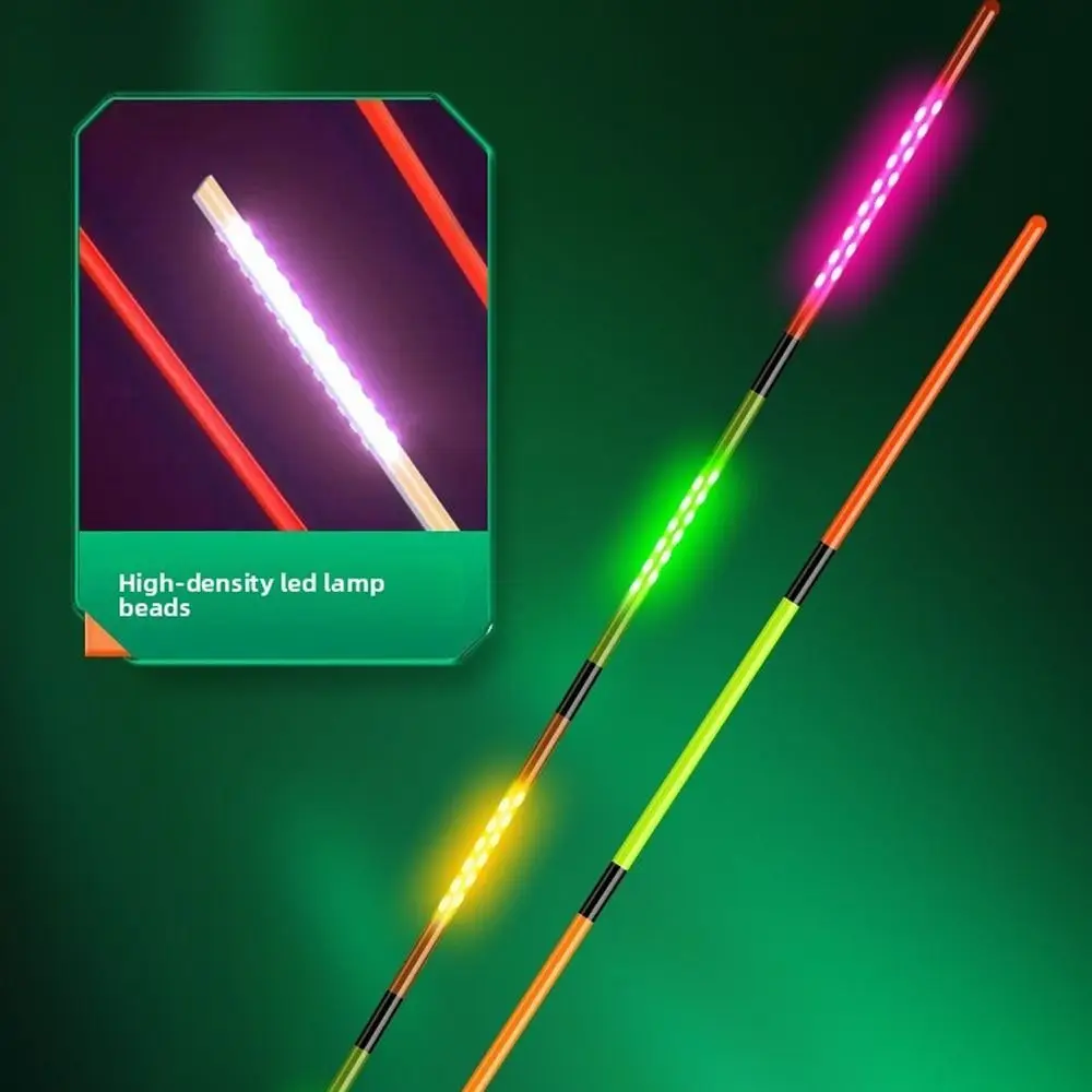 السوبر مشرق LED الصيد الذكية تعويم أعلى فائقة الحساسية التعريفي الإلكترونية يطفو العوامة مضيئة ليلة الصيد تعويم أعلى