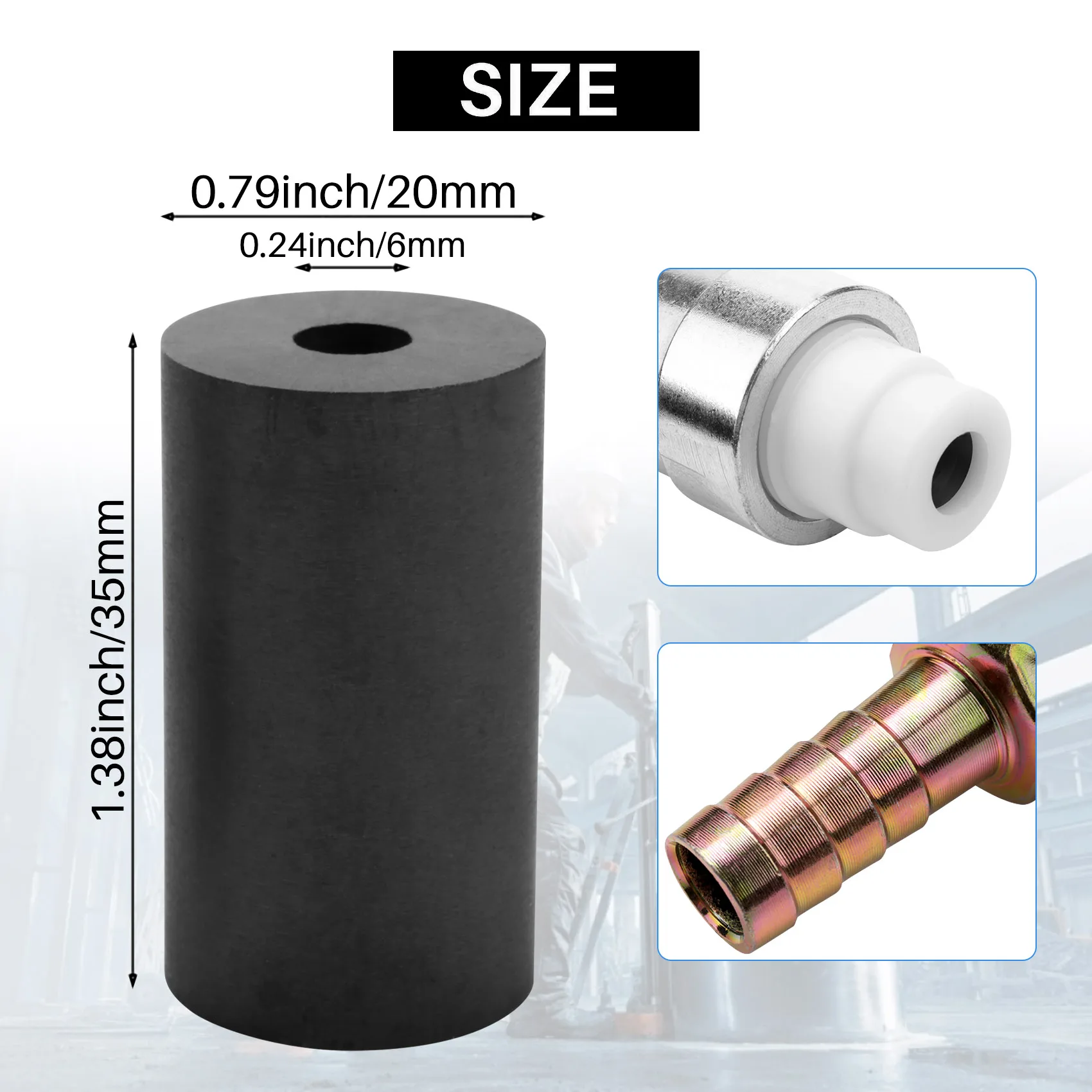 PORK-Air Пескоструйный аппарат Инструменты для пескоструйной обработки для удаления ржавчины и пыли Воздушный инструмент для пескоструйной обработки с соплом из карбида бора (8 мм)