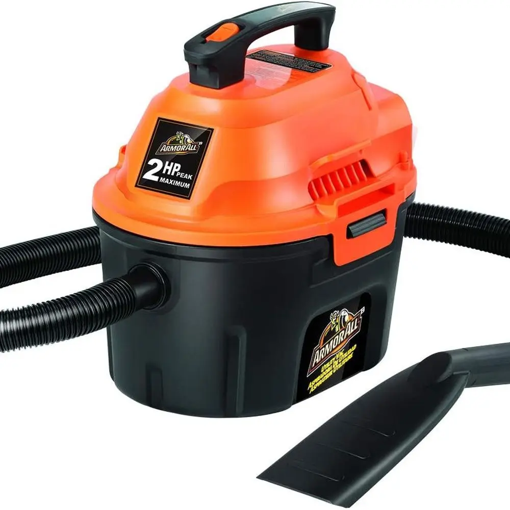 

2.5 Gallon 2 Peak HP Wet/Dry Utility Shop Vacuum , Orange
