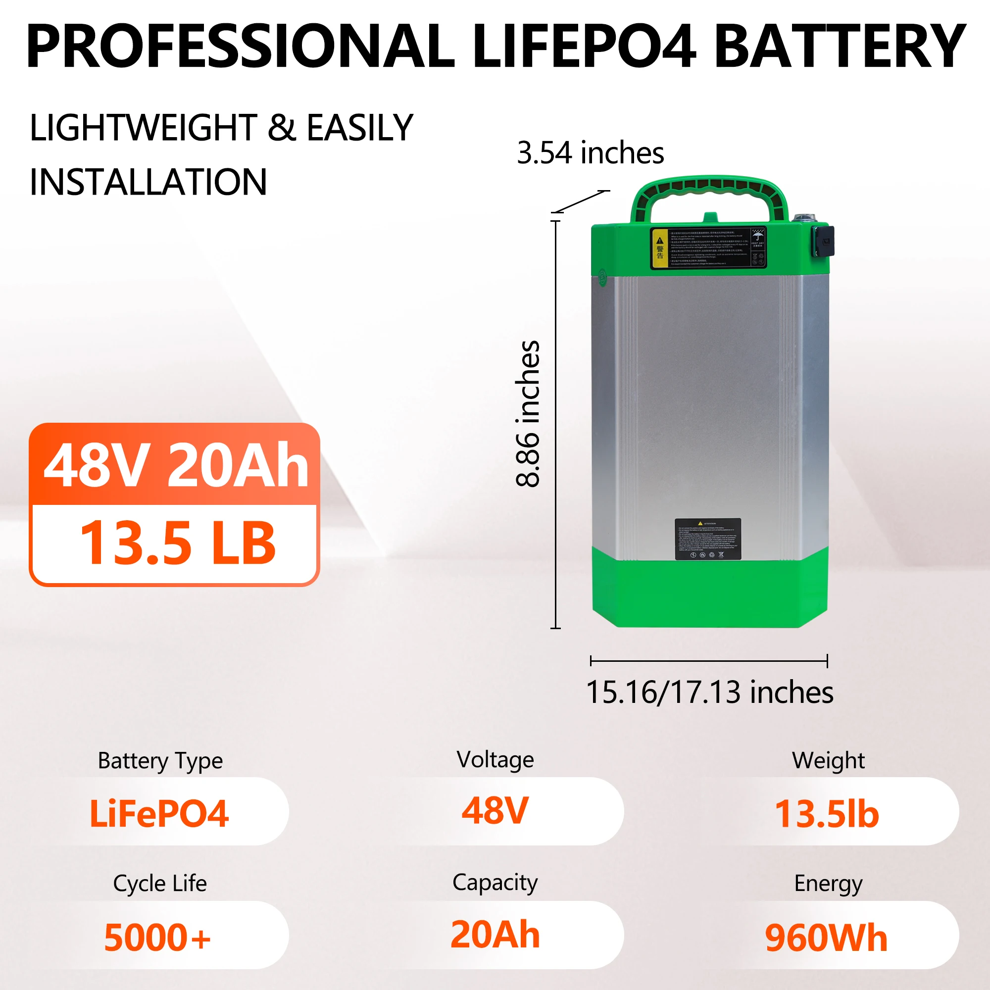 Bateria de lítio 48V 20Ah para palete elétrica HELI CBD20J-LI2