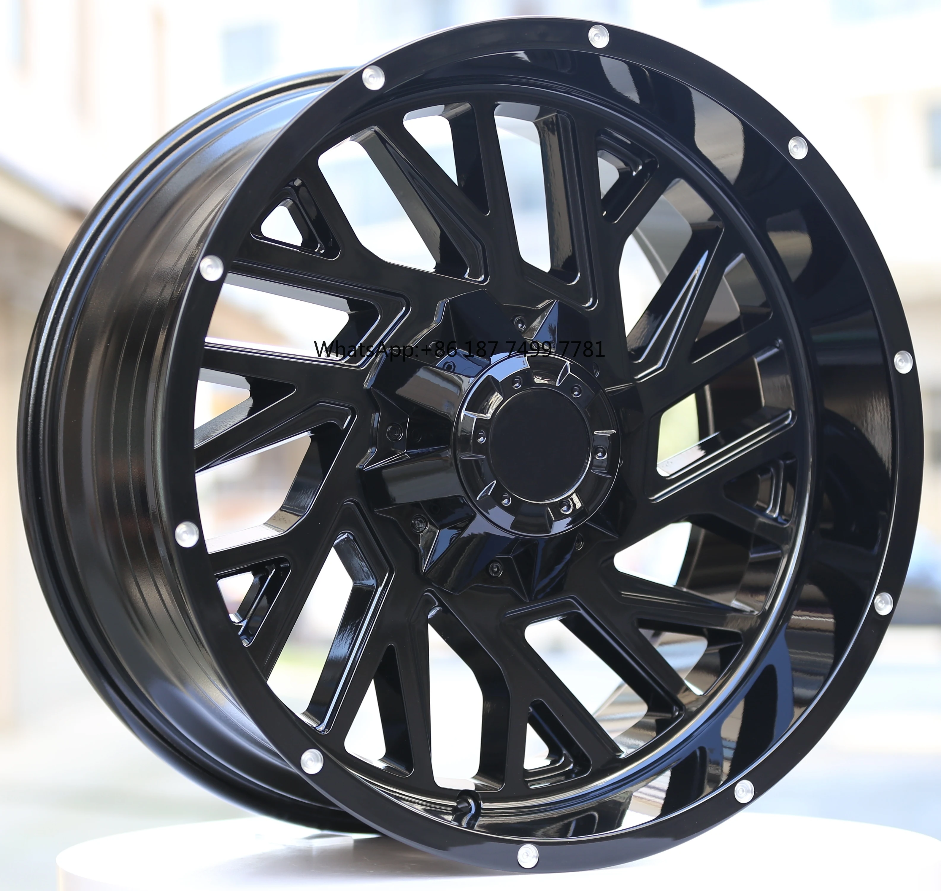 

Aluminum Alloy Modified Wheel for Pickup & SUV 20/22/24 Inch Upgrade Fits 5X127 6X135 6X139.7 8X165.1