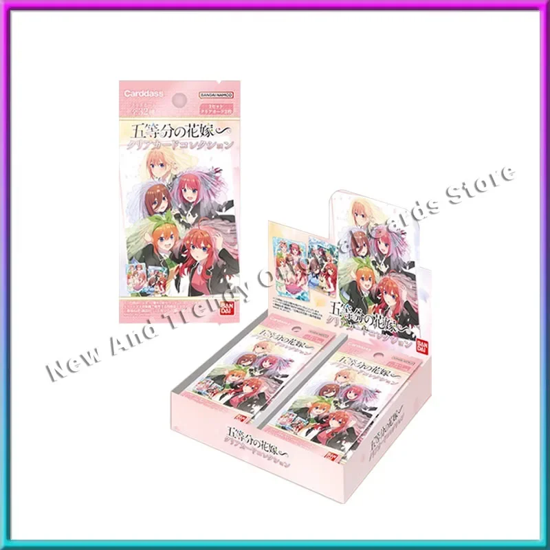 Genuine Bandai The Quintessential Quintuplets Anime Character Collection Cards Surprise Holiday Gift for Children Kids Toys