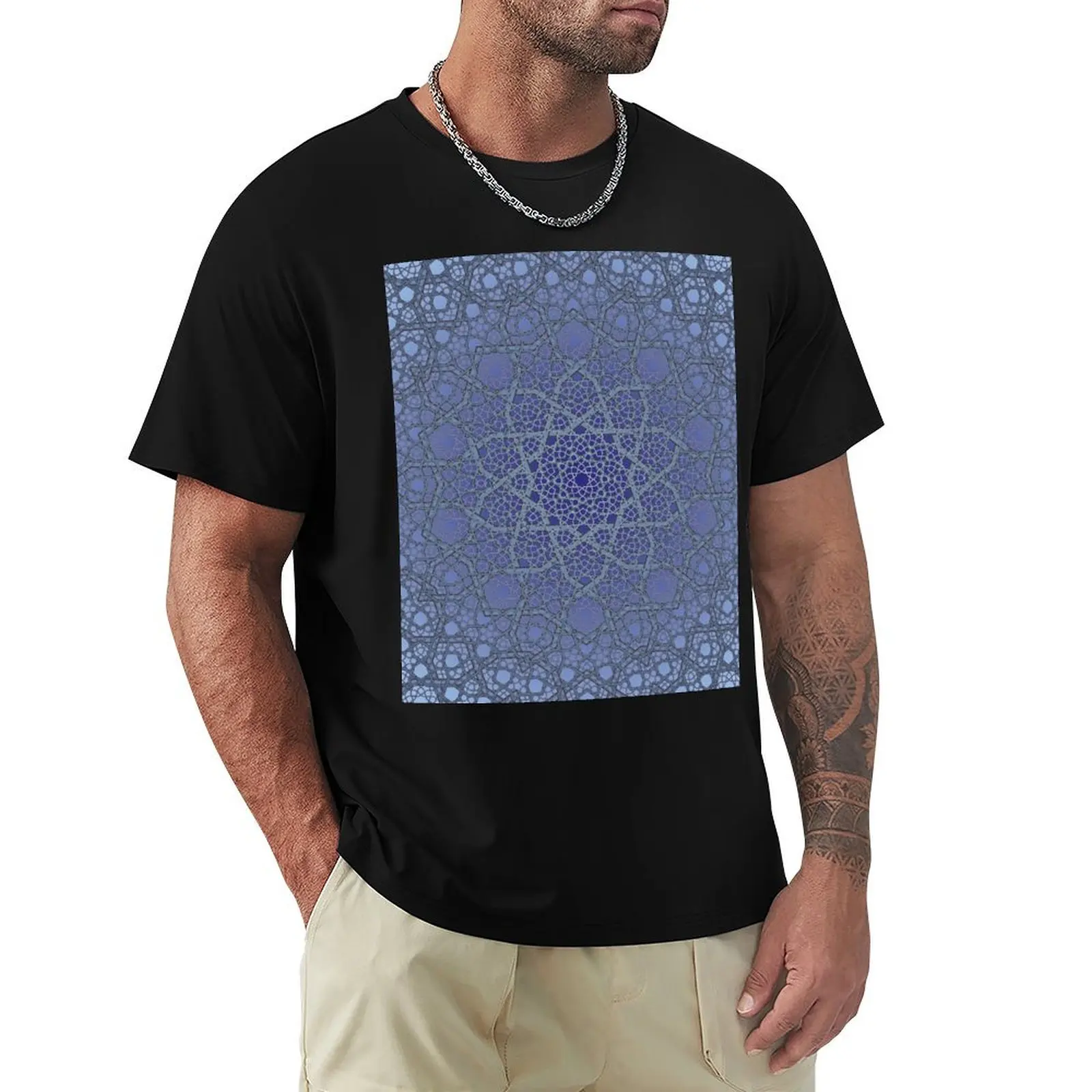Fatty Star Flower Three Layer - Textured T-Shirt funny t shirts cotton T-Shirt