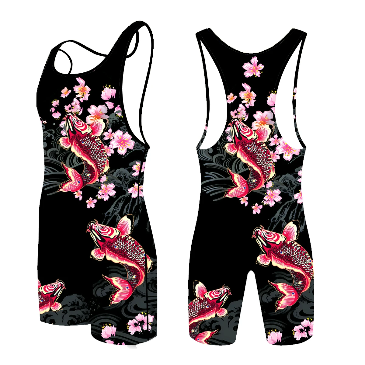 Abbigliamento sportivo da wrestling da uomo, collant, tuta da triathlon, tuta fitness da competizione per bambini e adolescenti