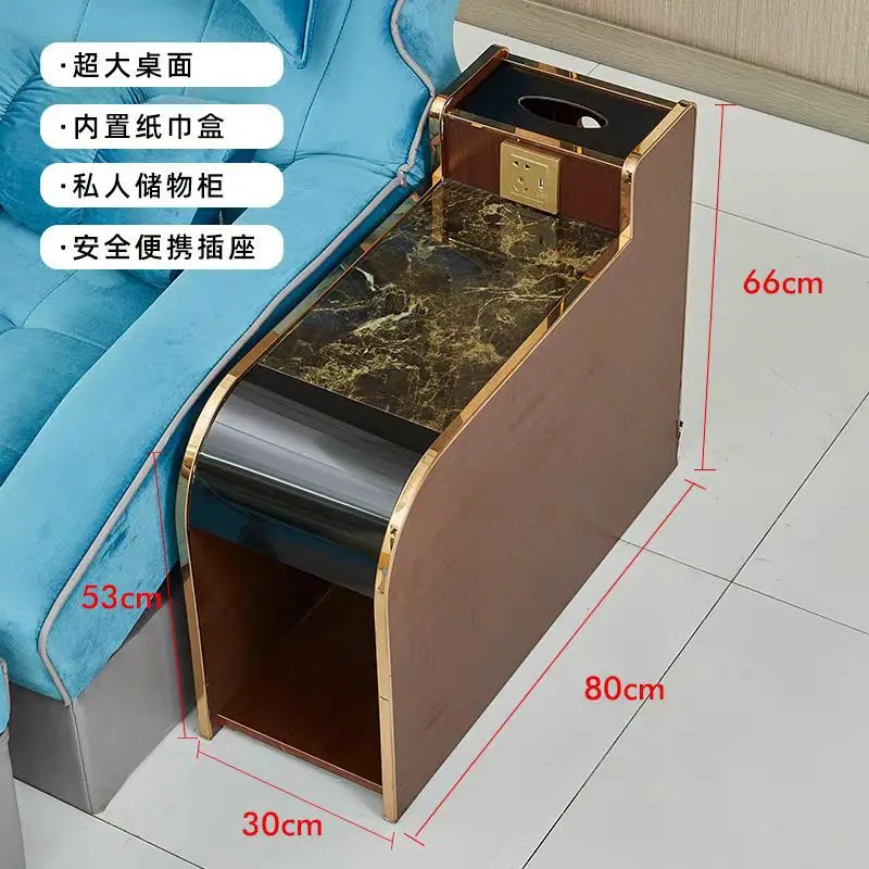 Foot bath coffee table massage manicure sauna bath foot therapy cabinet small sofa foot washing middle coffee table therapy