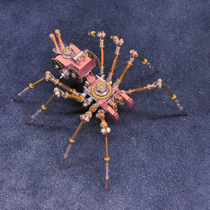 

Новый 3D-головоломка-паук, комплект металлической модели, сделай сам, сборка, стимпанк, механические насекомые, креативный орнамент, игрушка ручной работы, подарок для детей и взрослых