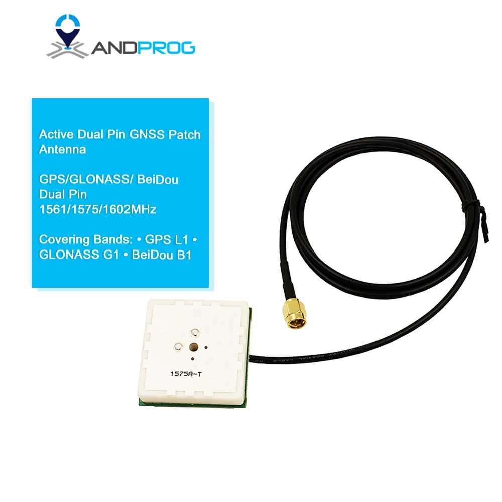 RTK GNSS Multiband Antennas GPS L1 GLONASS G1 Dual Pin 1561MHz 1575MHz 1602MHz