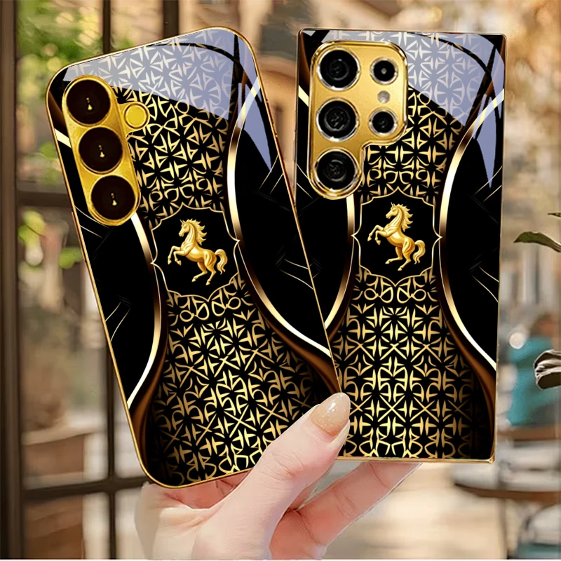 Vergulde Koninklijke Paarden T - Phone Cases Horse recensie en prijs