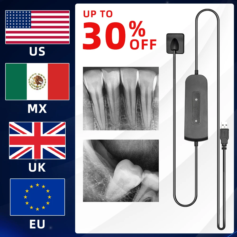 

sibodent Dental 2 year Warranty Dental Sensor XRay Radiovisiograph Digital Sensor Dentistry Portable Sensor HD Image