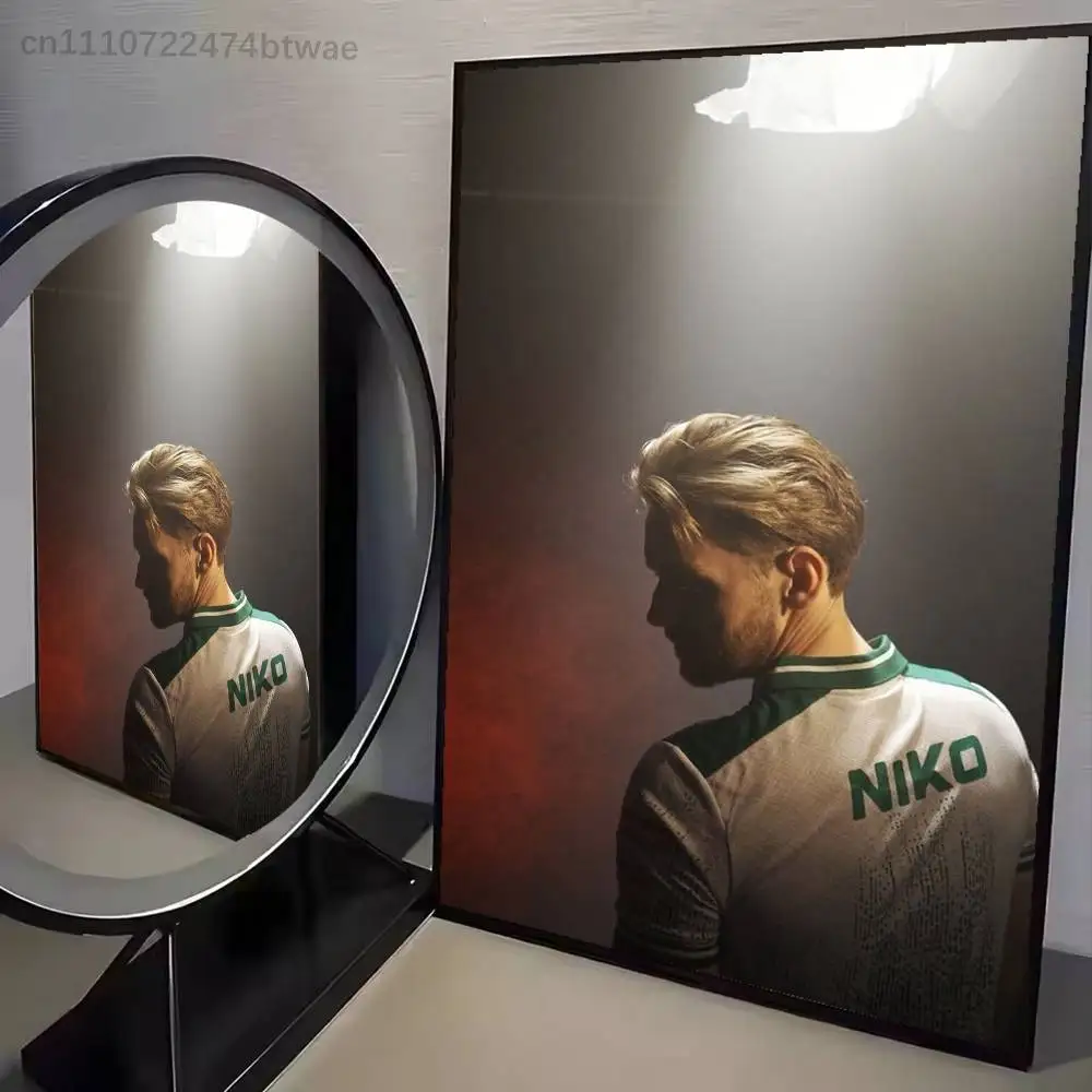 CSGO 2026 Major Niko Falcon Poster Fancy Poster Wall Sticker for Living Room Bar Vintage Decorative Painting