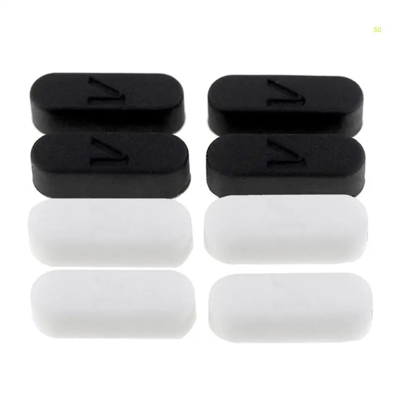 4 Pieces/pack Rubber Feet Shock-proof Foot Cover Mat for XB 360 X Consoles Replacement Repair Dropshipping