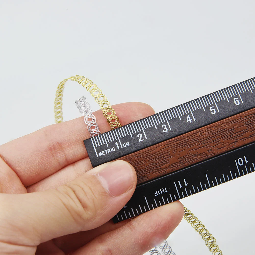 5 Yards kleiner runder Ring-Stickerei-Spitzenstoffbesatz für Kleidung, Weihnachten, Hochzeit, Heimparty, Festivaldekoration, DIY-Nähen – Detail 1