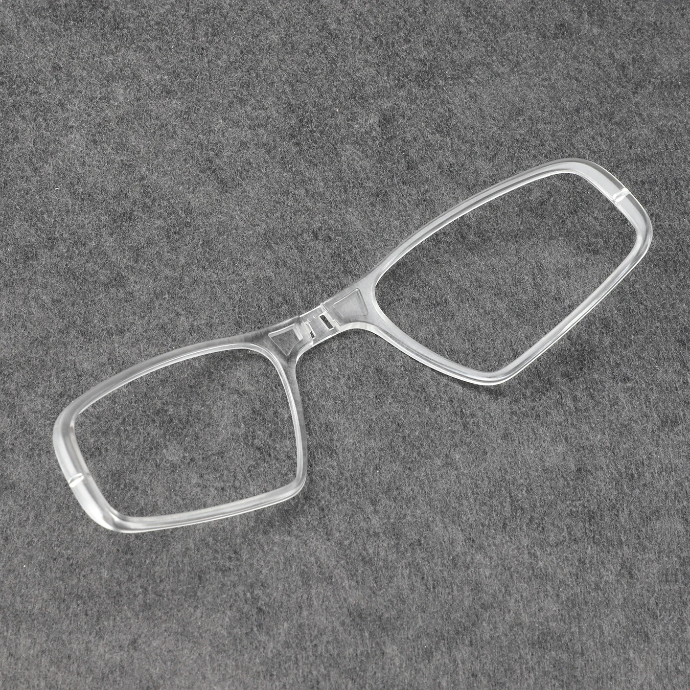 

Insert Clip-On Adaptor Lens Carrier for Oakley Sutro OO9406 OO9406A Sutro S OO9462 Sunglasses - Clear / Grey Color