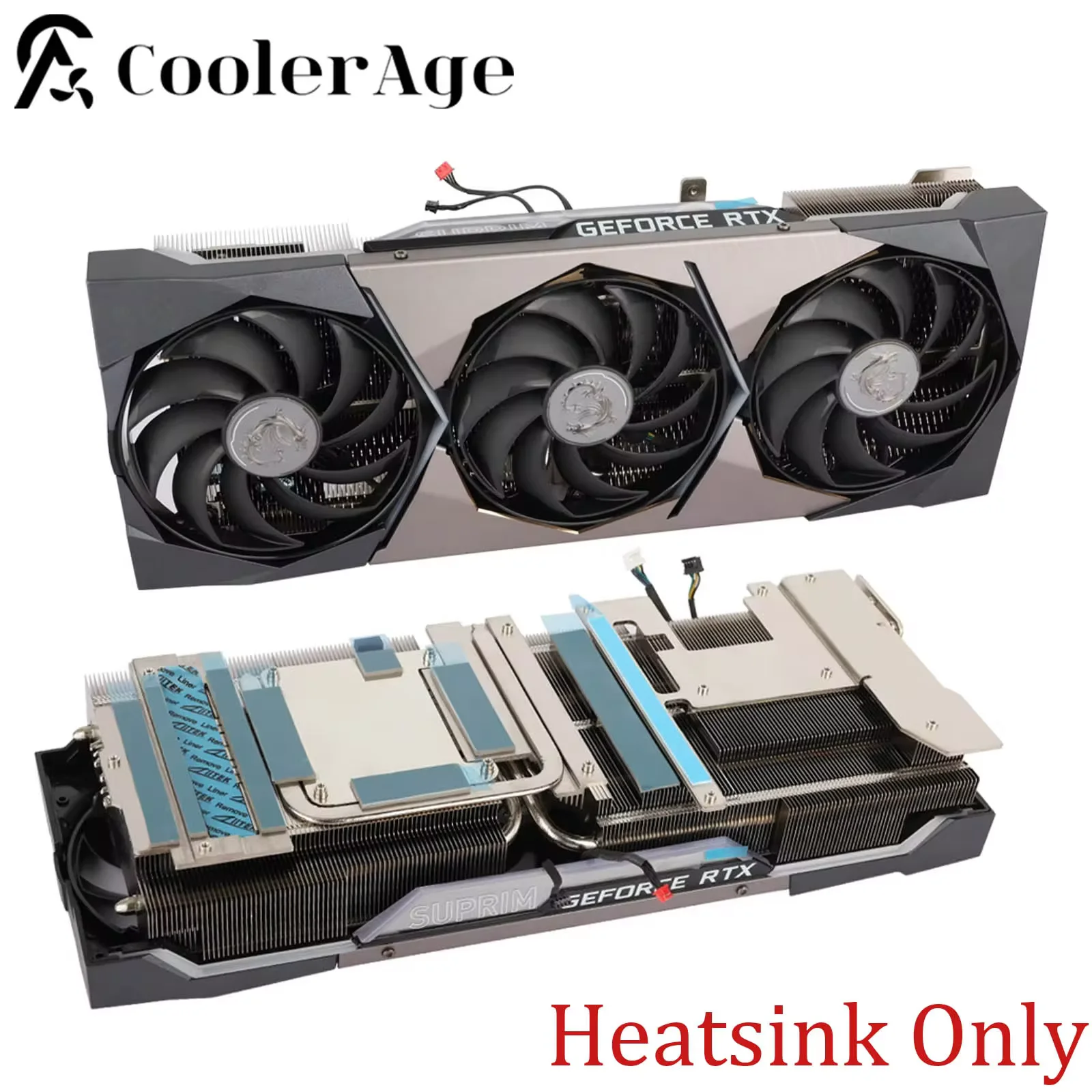 New Original Video Card Heatsink RTX3080 RTX3080Ti RTX3090 For MSI RTX 3080 3080 Ti 3090 SUPRIM X Graphics Card Cooling Heatsink