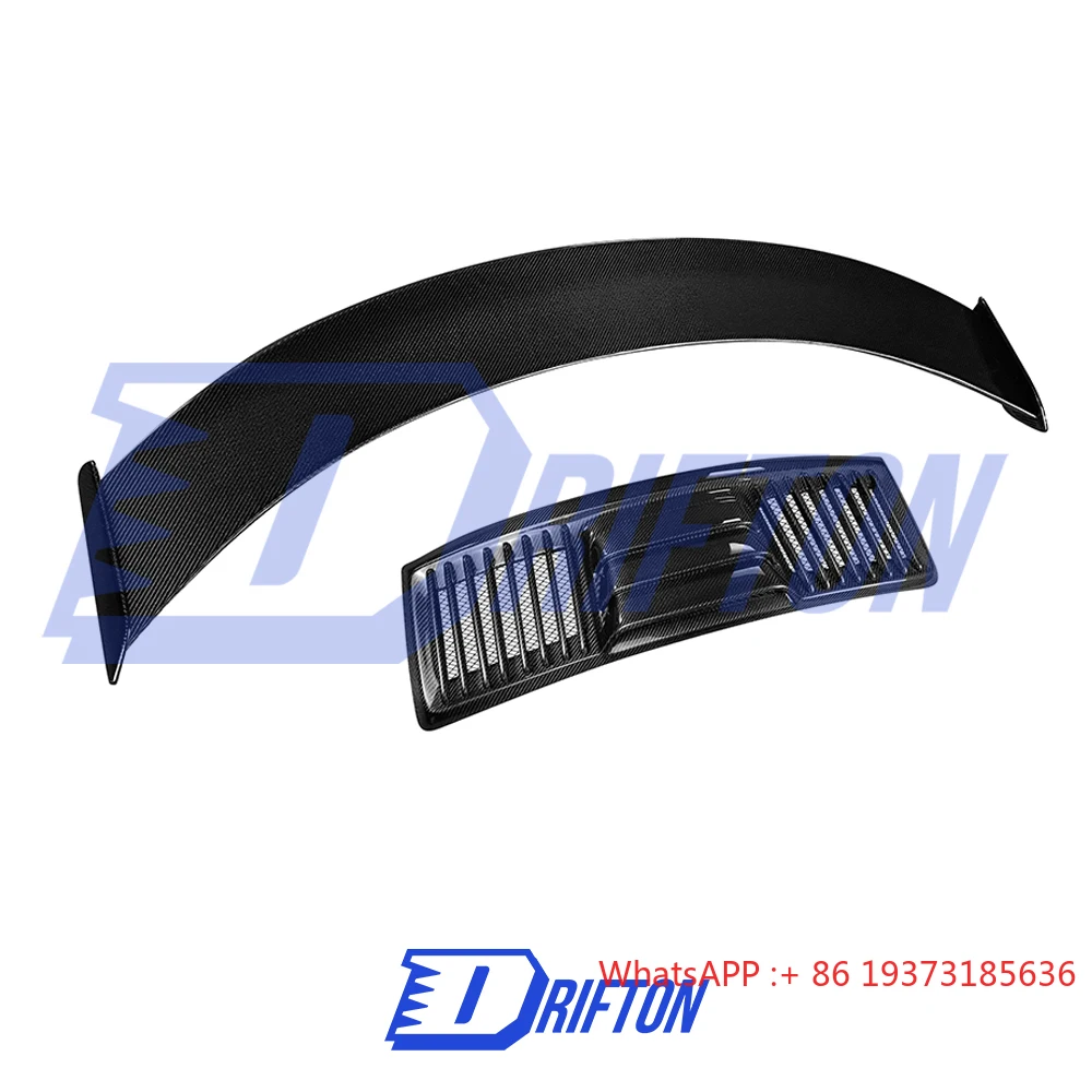 TopCar Style Carbon Fiber Rear Spoiler With Trunk Lid for Porsche 911 991 991.1 991.2 Turbo S