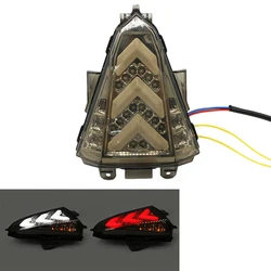 Fanale posteriore a LED per moto fanale posteriore posteriore Stop indicatori di direzione fanale posteriore integrato per YAMAHA YZF-R15 2014 2015 2016