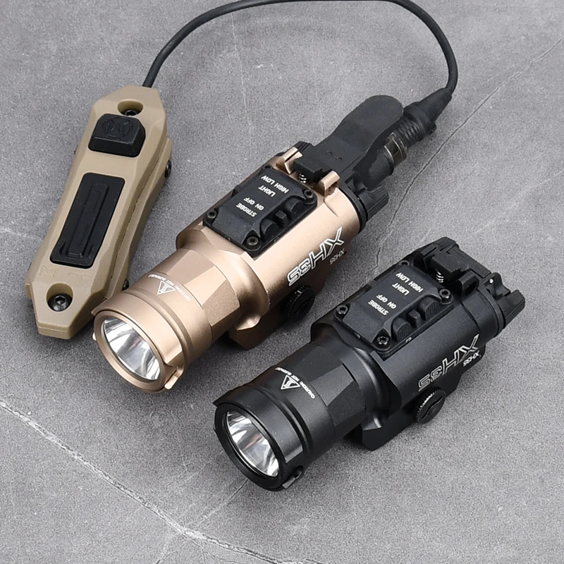 WADSN Tactica XH35 light Strobe Hanging Light Pistol Gun Strobe LED Light Fit 20mm Rail Airsoft Hanging Hunting Flashlight