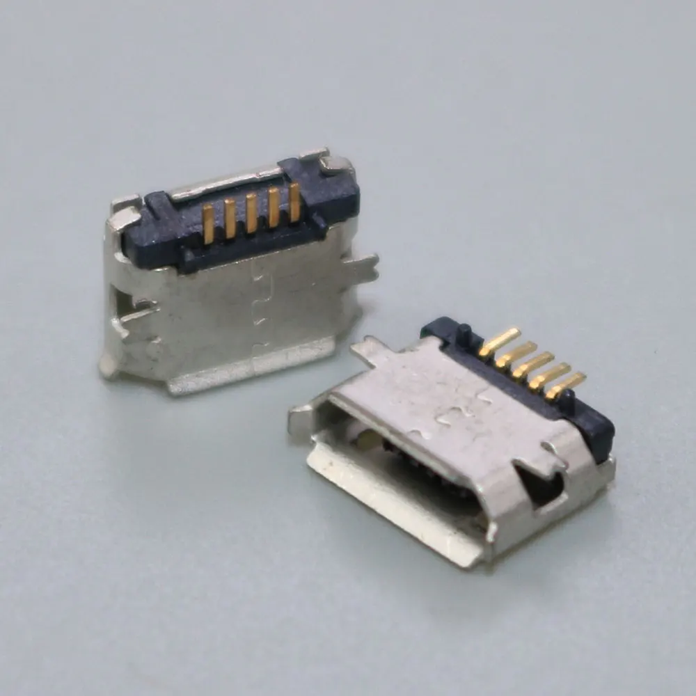 10-20PCS Micro USB 5pin Long Needle Socket Tail Jack Connector Charging Port SMD 5.6x7.5x2.5mm for Tablet PC