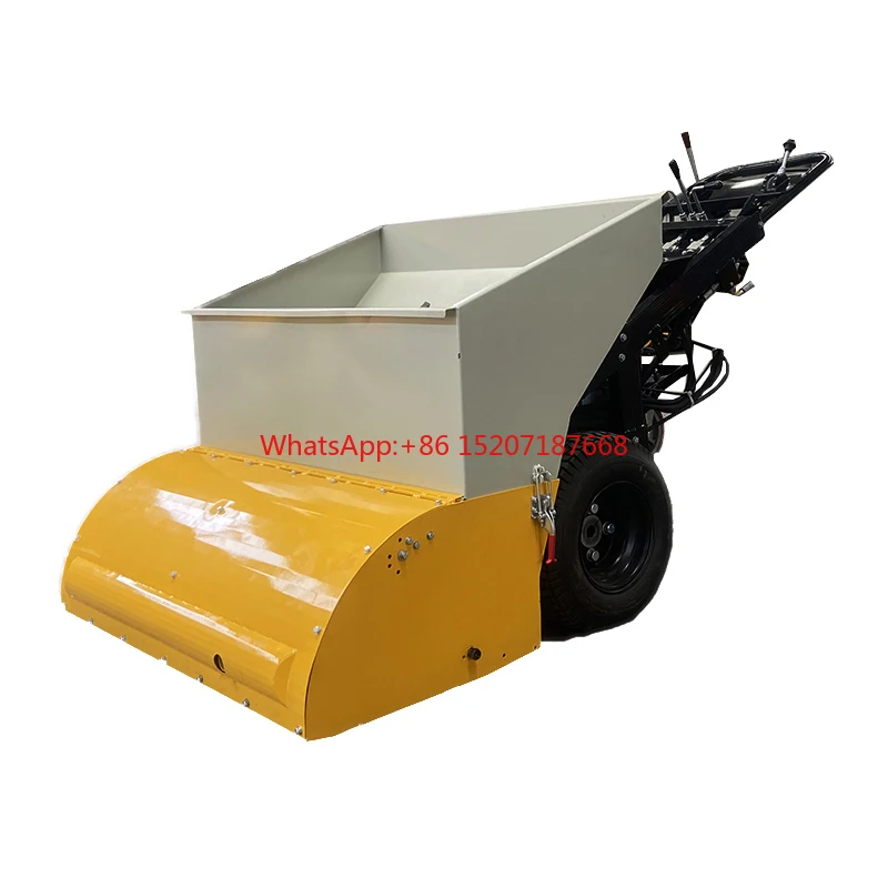 Hand-push small pavement asphalt paver concrete walk-behind paver paving machine suitable for pit repair