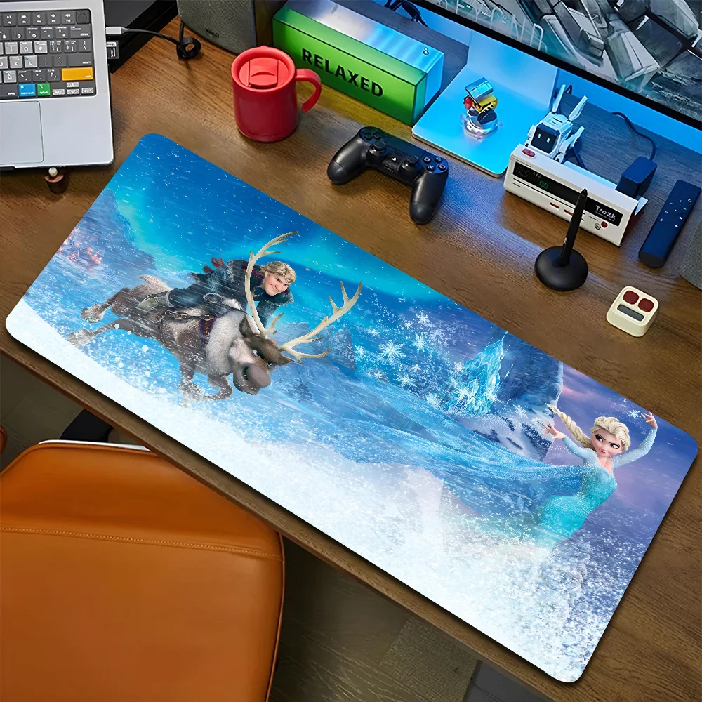 1pc Frozen Movie Non-slip Mouse Pad Suitable For Office Computers Laptops E-sports Game Desk Mats XXL Keyboard