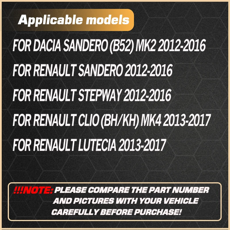 Auto Turn Signal Headlight Switch For Dacia Sandero Renault Sandero Stepway Renault Clio Renault Lutecia 2012-2016 82011-67988