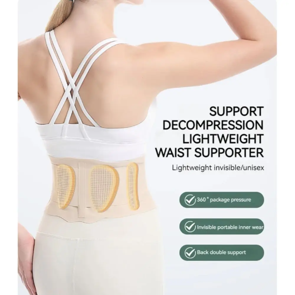 

Dual Adjustable Body Shaping Belt Elastic Webbing Light and Thin Waist Trainer Belt Brace Durable Breathable