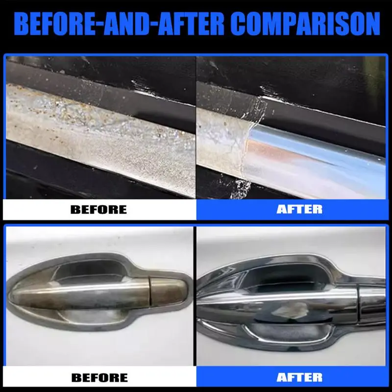 50g Car Metal Polishing Paste Chrome Restoration Polish Cream Metal Shine Renovation Restorer For Exhaust Pipes Window