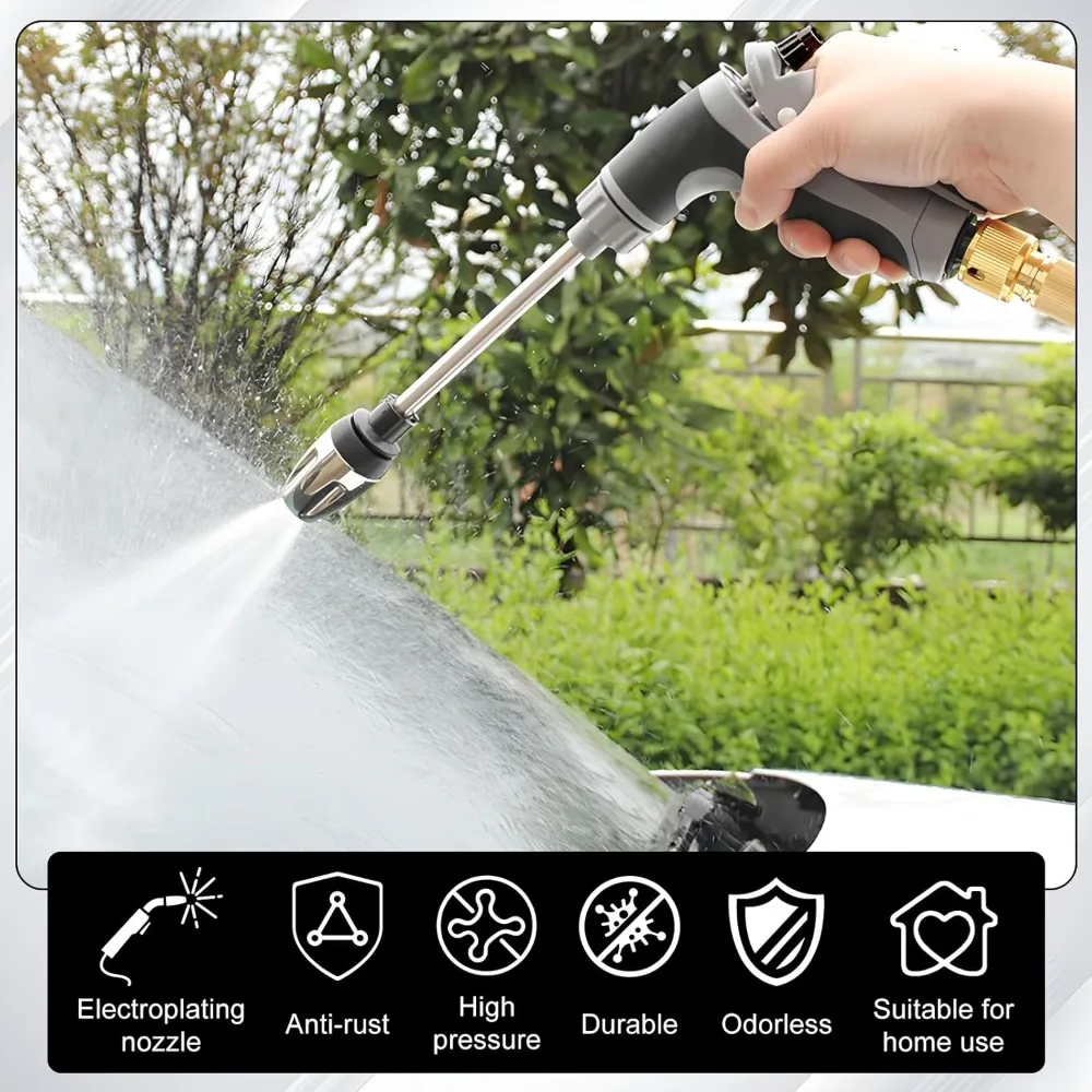 High-Pressure Car Washing Water Gun, External Cleaning Of RV, Foam Kettle Cleaning, Garden Water Hose Nozzle, Garden Shower,
