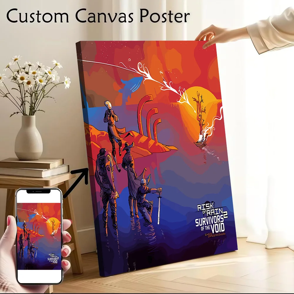 Risk of Rain 2: Survivors of the Void Poster Canvas Wall Art Personalized Print Modern Painting Perfect Gift for Bedroom Mural
