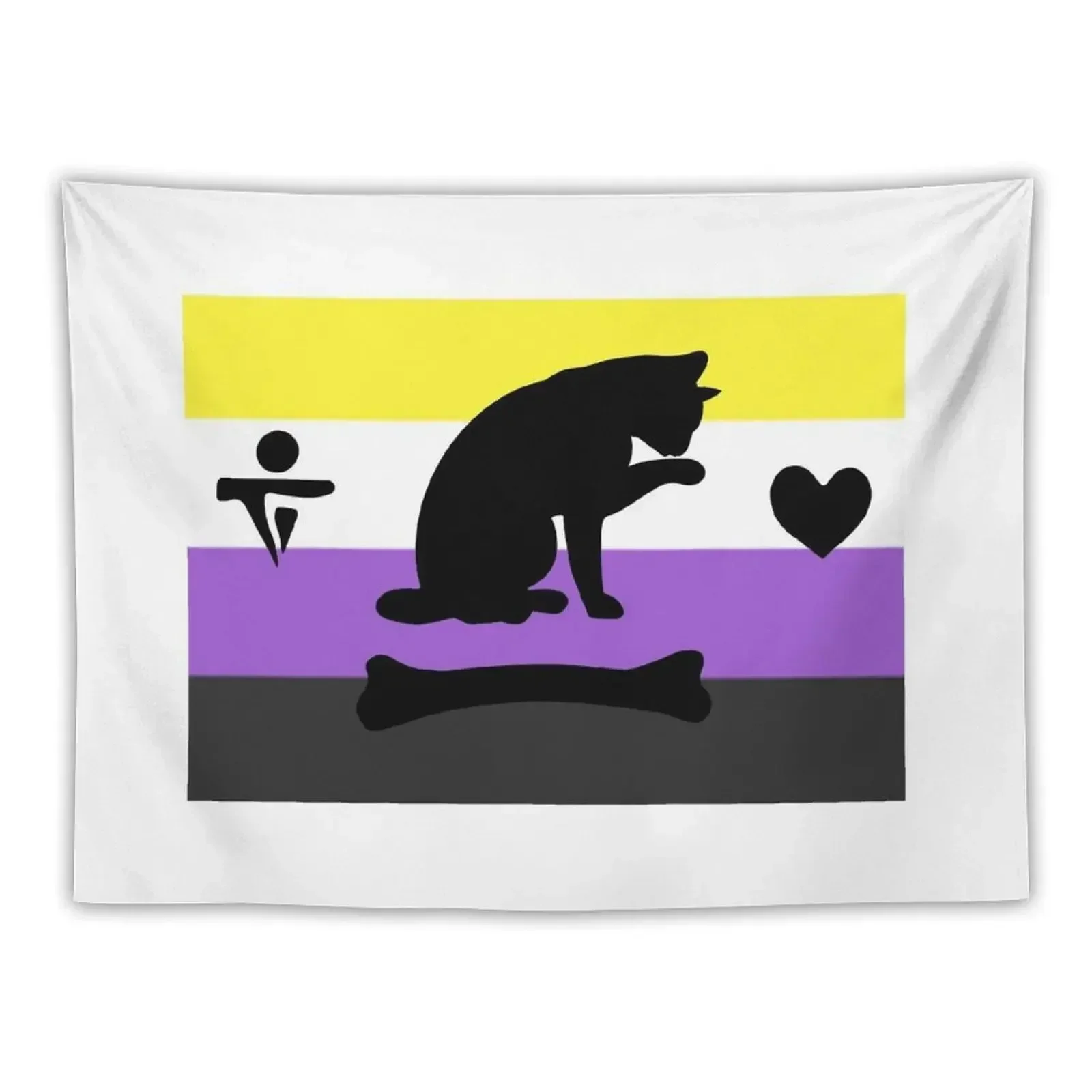 

Pirate pride flag nonbinary Bonnet Tapestry Christmas Decoration Room Decor Cute Bedrooms Decorations Tapestry