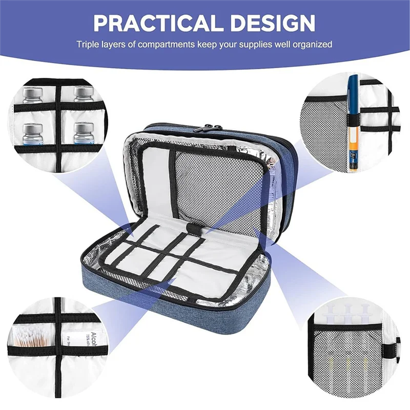 

HRBAJ-для органайзера для экстренных лекарств, сумка для хранения лекарств, семейная коробка для первой помощи, органайзер для бутылок с таблетками, пустой