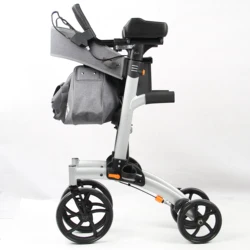 Stand Up Folding Rollator Walker, Upright walker,Padded Armrests for Seniors and Adult