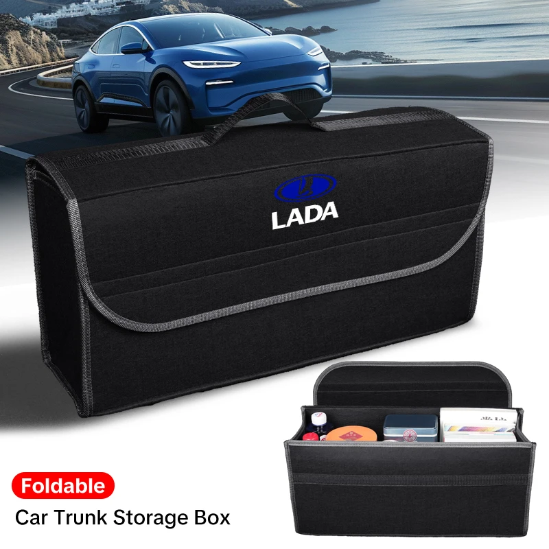 

Car Trunk Box Organizer Container Bag Storage Case For Lada 2110 2114 Largus 2112 110 2105 2107 2106 Priora Sedan Sport