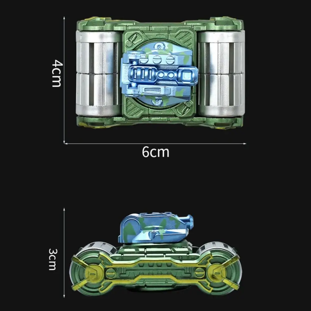 Neuer Fidget Spinner in Tankform zum Stressabbau 360° °   Drehbarer Antistress-Spinner aus Kunststoff mit Gyro-Ratsche für Erwachsene
