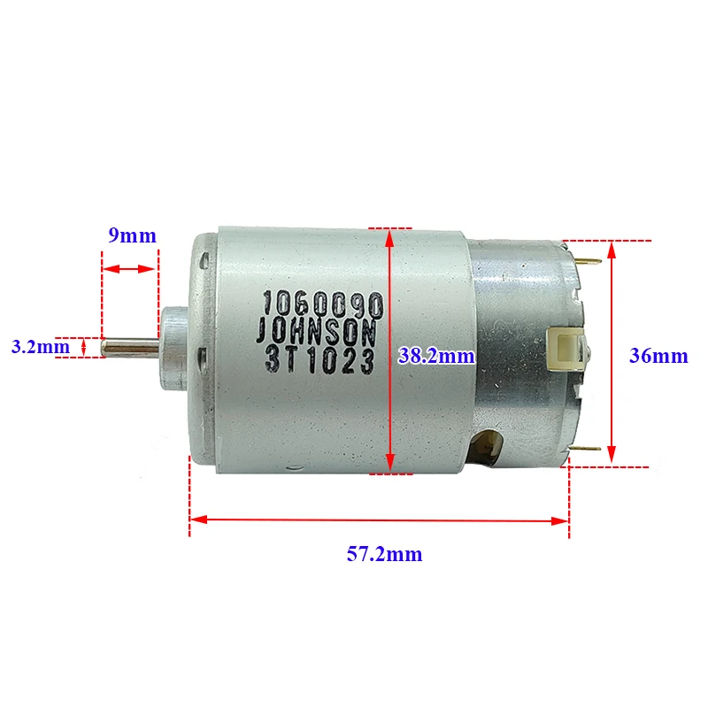 JOHNSON HC683LP 1060090 RS-550 DC 12-14.4V 21000RPM High Torque Brushed Motor  Power Tools Drill Grinder Saw Garden